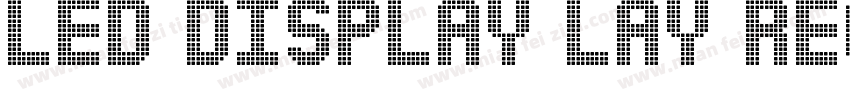 Led Display lay Reg字体转换